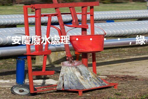 “安慶廢水處理，綠色先鋒，環(huán)保典范！”